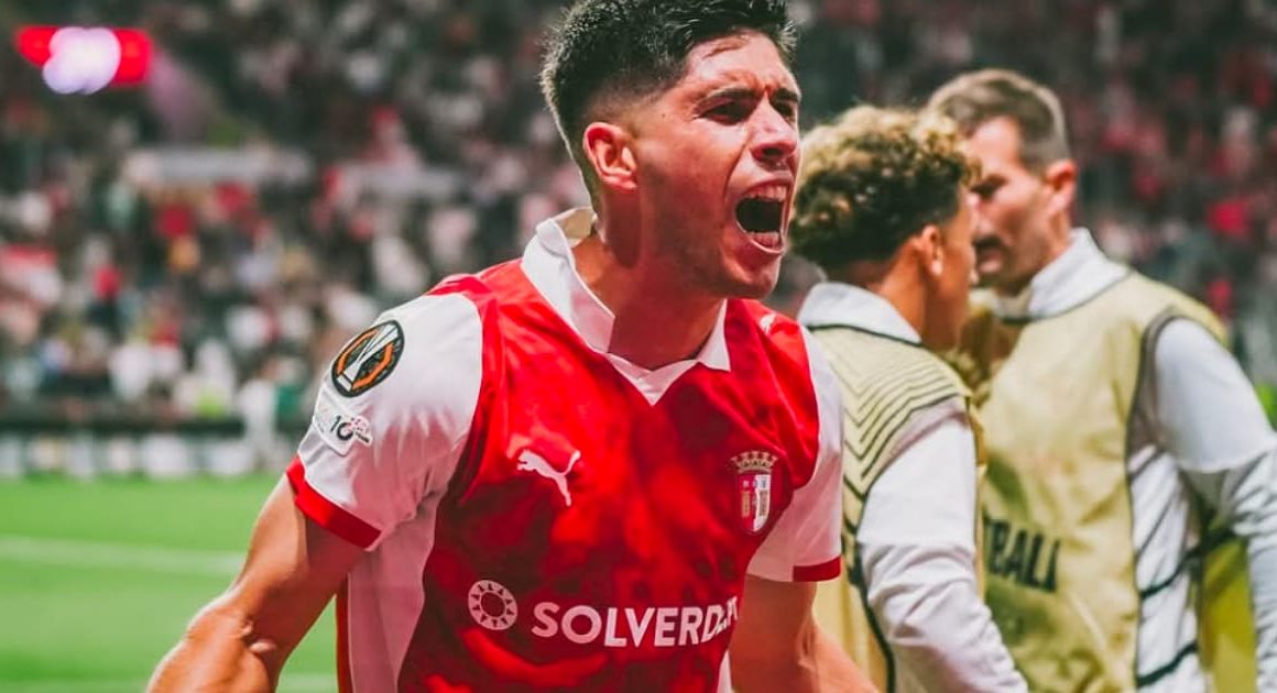 Braga vence feyenoord na estreia da fase de liga da liga europa