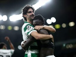 Trincão 'bisa' na vitória do sporting na liga dos campeões