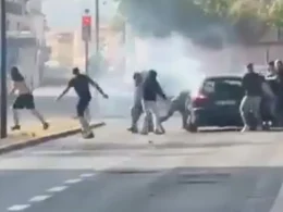 Mais 3 adeptos do sporting detidos por incendiarem carro de rivais do porto