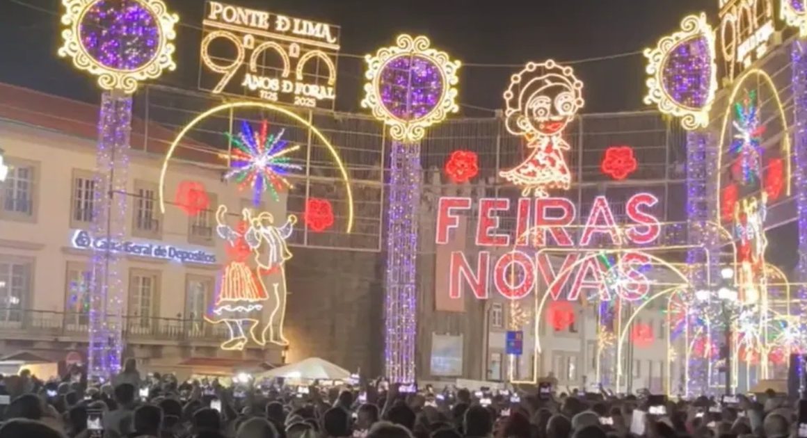O espetáculo da abertura das feiras novas em ponte de lima