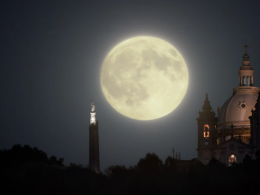 Eis a primeira super lua do ano vista do minho