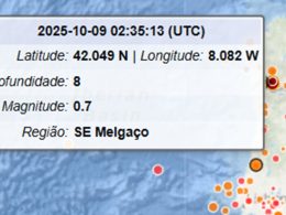 Sismo registado no alto minho