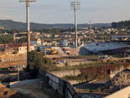 Barcelos: estádio adelino ribeiro novo começou a ser demolido