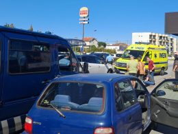 Ferido em despiste de trotineta em braga