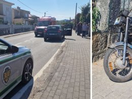 Despiste de mota faz um ferido em fafe