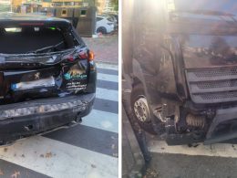 Homem ferido em colisão entre camião e carro em barcelos