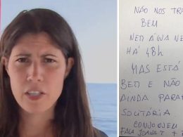 Mariana mortágua envia bilhete da prisão: "nem água, nem comida. Convoquem manifs"