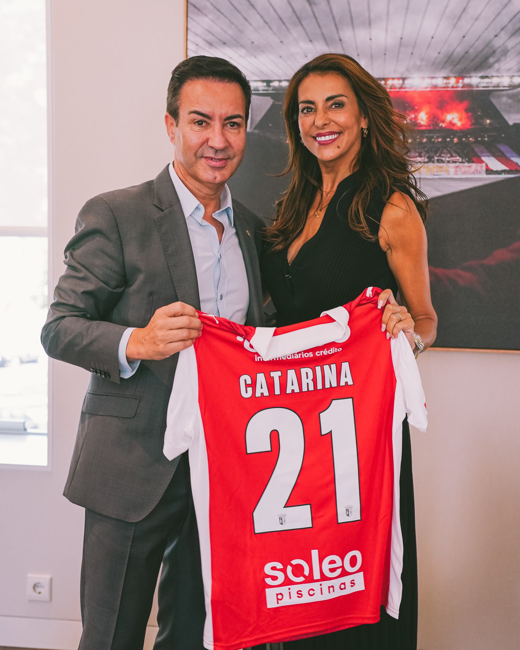 Catarina furtado visita sc braga 6 Catarina furtado visita sc braga