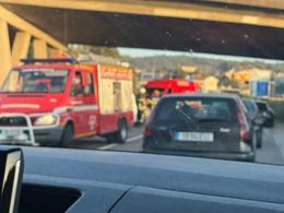 Mulher ferida após colisão na circular de barcelos