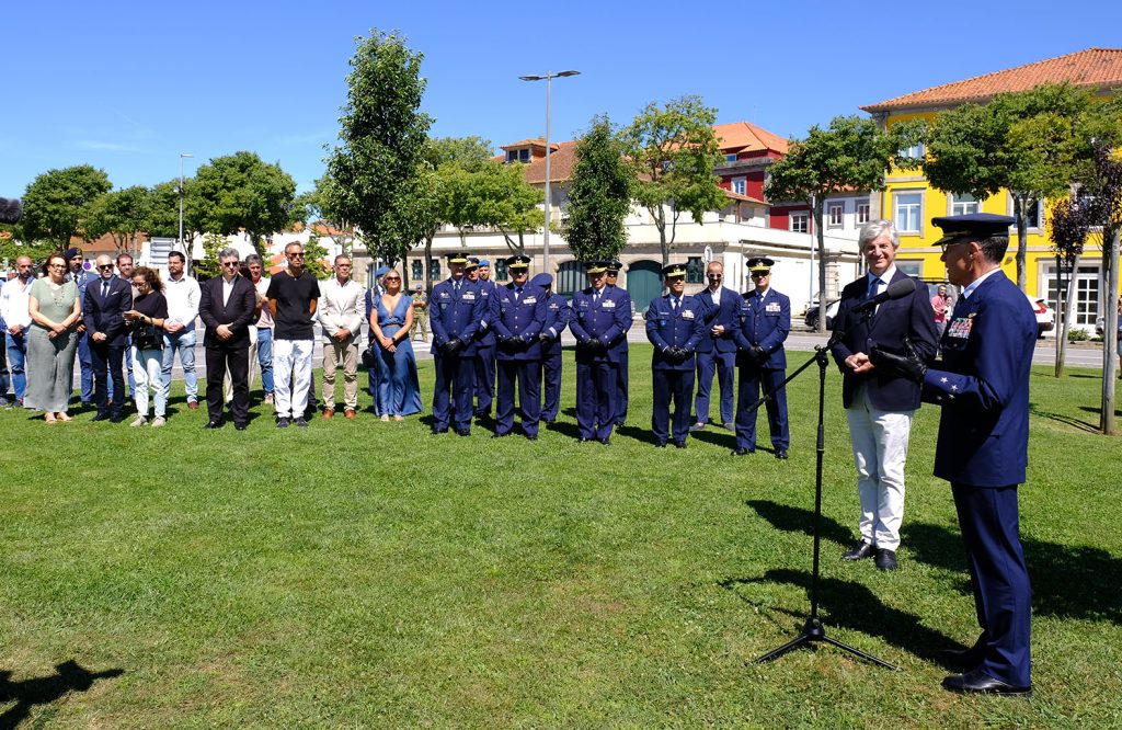Eis o novo monumento da força aérea em viana do castelo